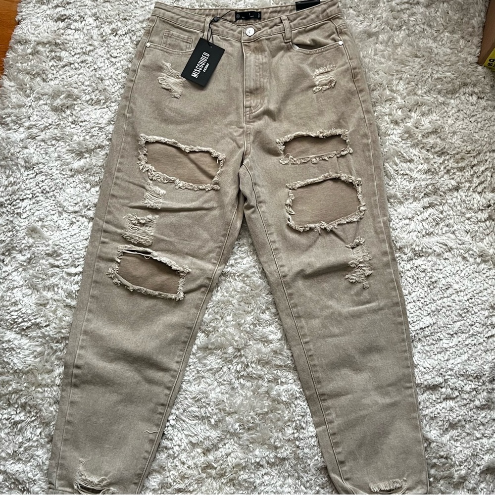Missguided riot high rise mom jean